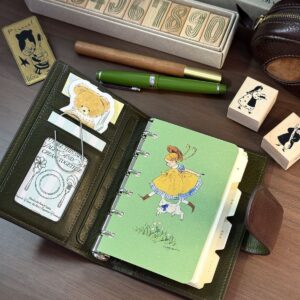 Minerva Box Leather Pocket Organizer with Minor Cosmetic Imperfections | A7 Ring Planner