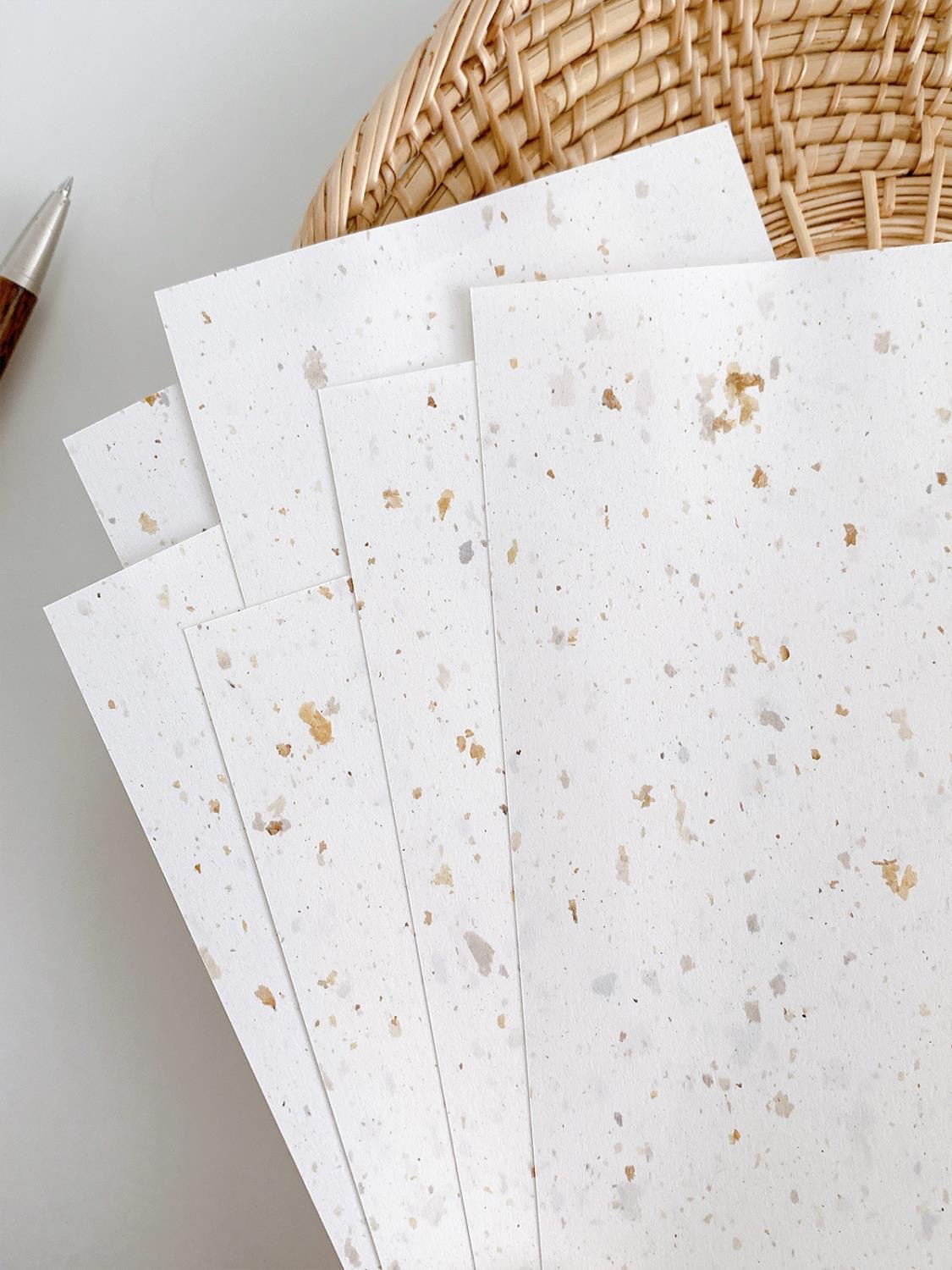 120 g Upcycled Coffee Paper Planner Inserts | 20 Sheets | A6, Personal, FC Compact, Pocket, Mini 5 - Image 5