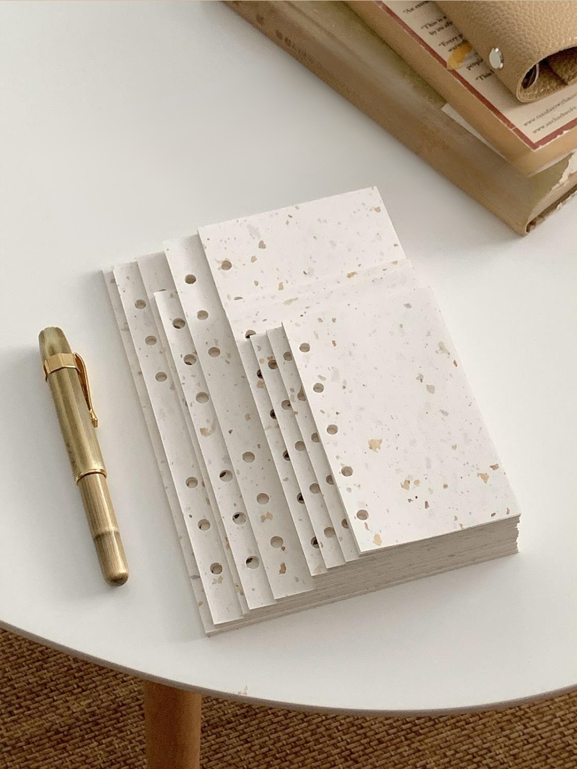 120 g Upcycled Coffee Paper Planner Inserts | 20 Sheets | A6, Personal, FC Compact, Pocket, Mini 5